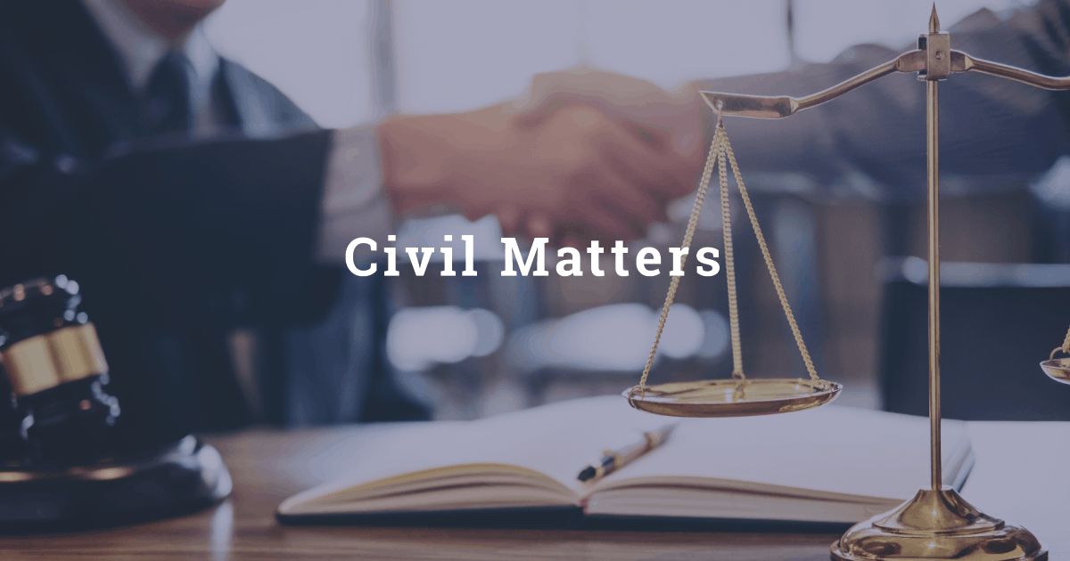 NJ Lawyer for Civil Matters
